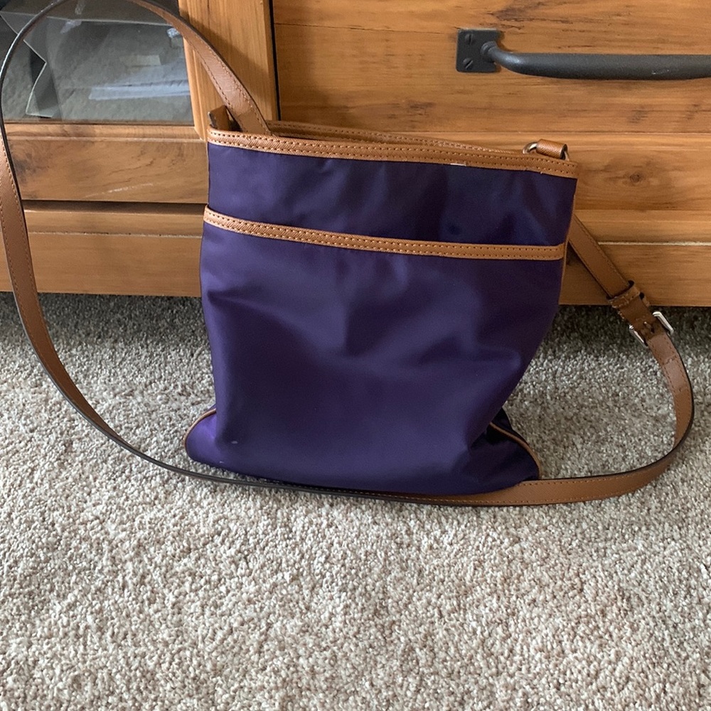 Pretty deep purple MK purse gentle used